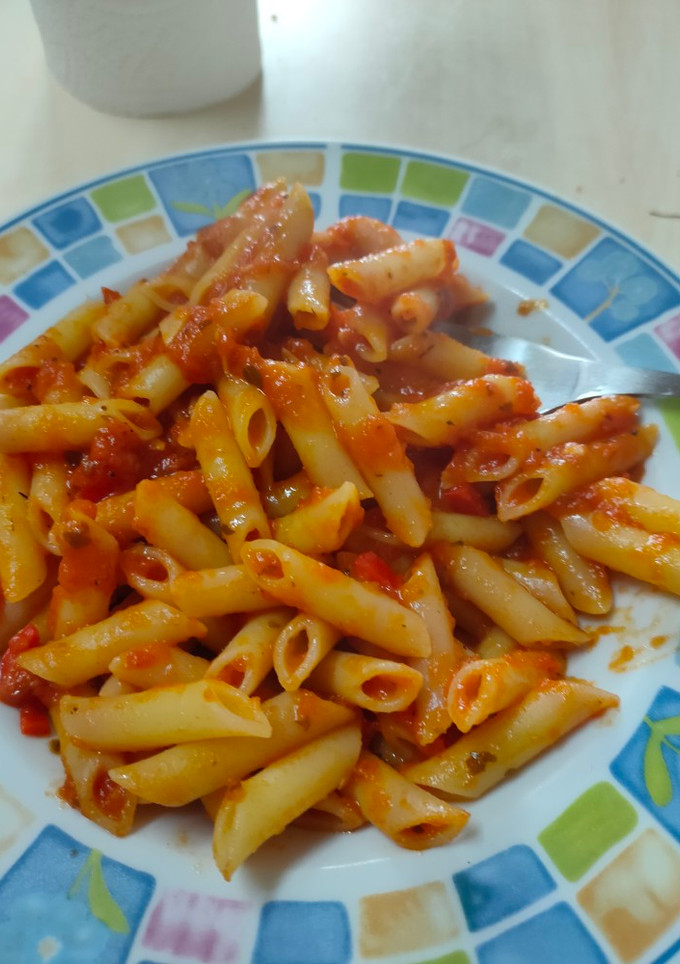 Una foto de Pasta all'arrabbiata