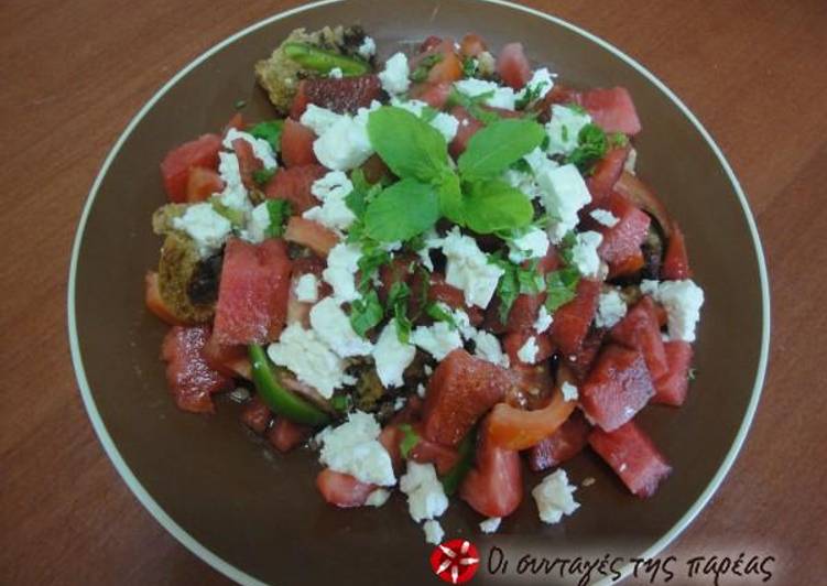 Simple Way to Prepare Super Quick Homemade Watermelon salad
