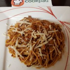A picture of Spaghetti Bolognaise. 😀.