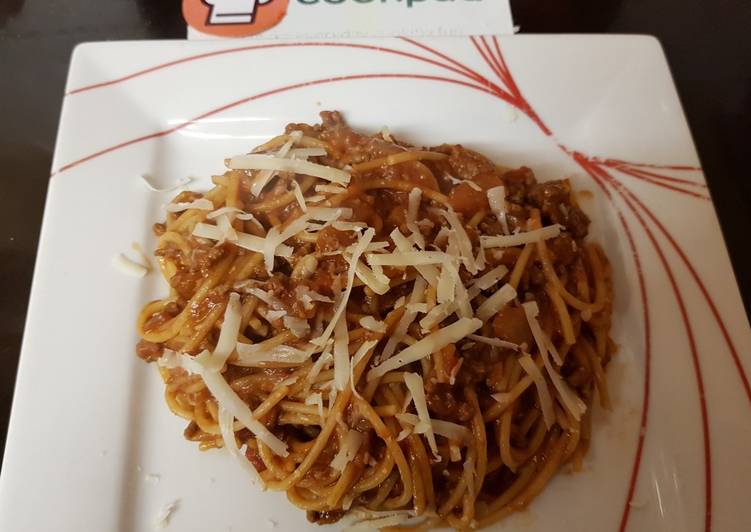 Easiest Way to Prepare Speedy Spaghetti Bolognaise. 😀