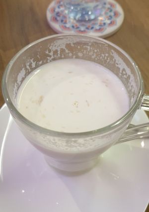 صورة لوصفة حليب بالزنجبيل