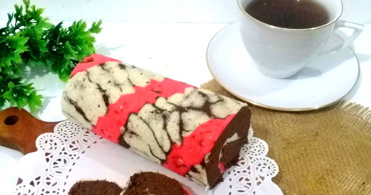 Resep Bolu Gulung Brownies Kukus oleh farida Sulthan Cookpad