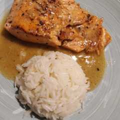 سلمون لصوص الليمون والعسل-レシピのメイン写真