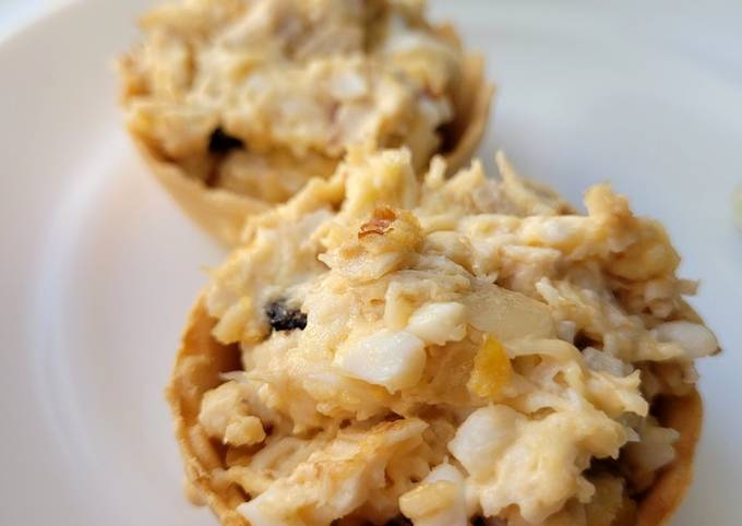 Закуска в корзинках