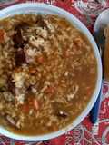 Guiso de corazón de ternera con arroz