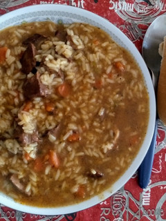 Una foto de Guiso de corazón de ternera con arroz