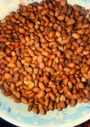 A picture of Roasted Groundnuts#Endofyearchallenge.