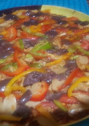 صورة لوصفة بيتزا صيامى🍕🍕