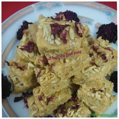 A picture of Dry fruits bar(tukda) bhog for kanha ji.