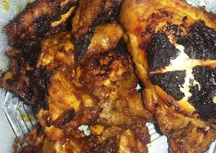 Cara Gampang Menyiapkan Ayam bakar sederhana tapi mantull, Enak