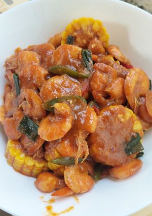 Foto resep Udang Saos Padang