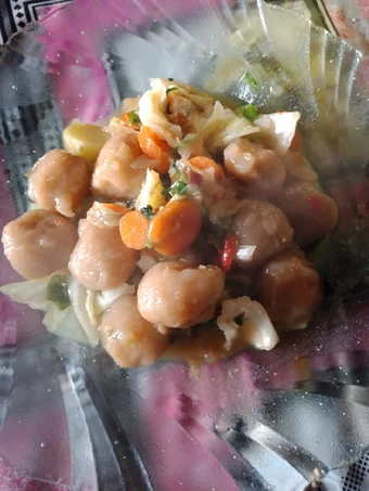 Langkah Gampang Menyiapkan Resep Tumis pentol dan sayur yang Enak Banget Anti Ribet, Uenak Banget