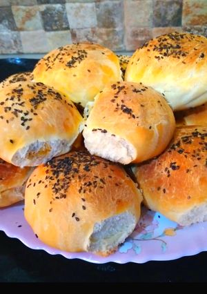 عکسی از دستور نان شکم پر
