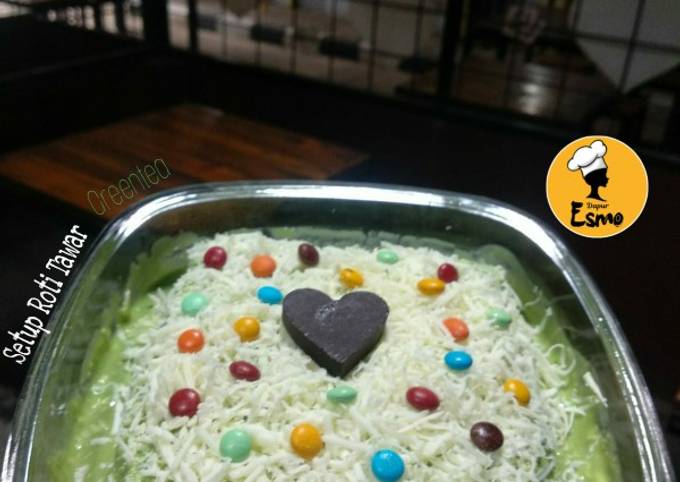 Resep Setup Roti Tawar Greentea, Enak