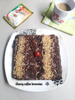 Foto resep Chewy coffee brownies