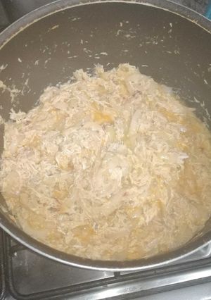 Una foto de Tostadas de tinga de pollo