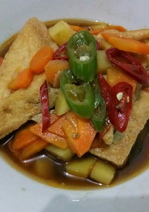 Foto resep Tumis Tahu Sayuran