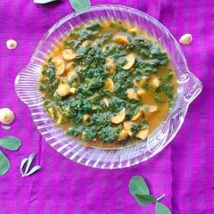 A picture of Methi-vadi sabji.