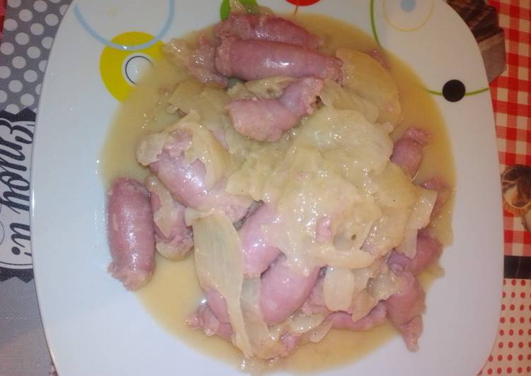 Salchichas frescas a la sidra en MC