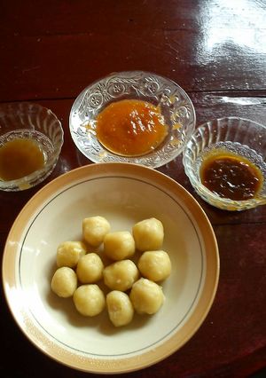 Foto resep Cilok mudah/ pentol mudah isi telur dan sosis