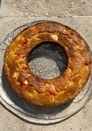 Une photo de Couronne aux pommes et pralines de Lyon