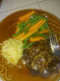 Steak daging rumahan #lezat 🍴