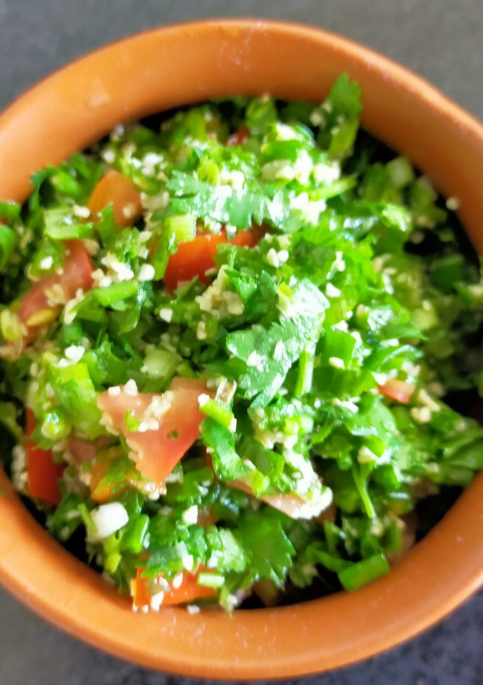 A picture of Tabbouleh.