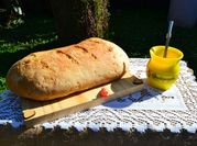 Una foto de pan de arroz cocido