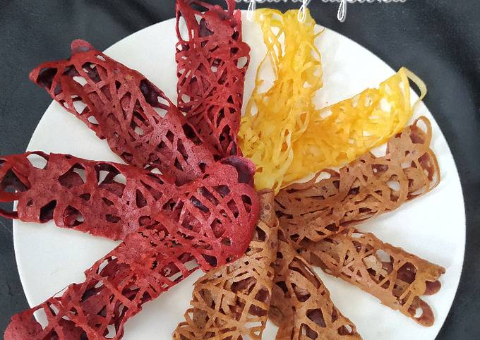 Roti Jala | Spider Web Crepes (dgn tepung tapioka)