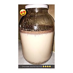 Leche de arroz con coco y chocolate🥛 A picture of Leche de arroz con coco y chocolate🥛.