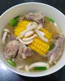 SP.0678 - Canh Sườn Hầm Bắp Nấm