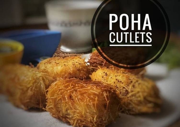 Recipe of Super Quick Homemade Poha Cutlets