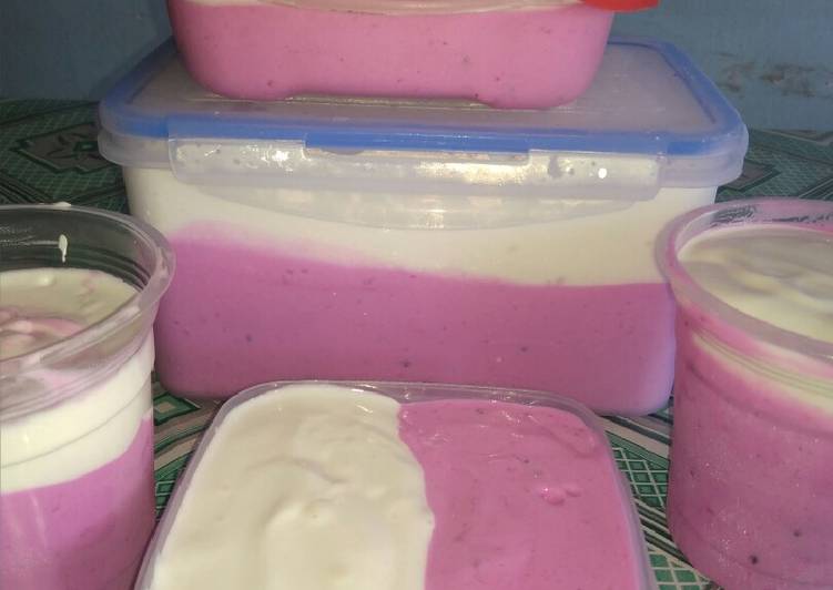 Cara Gampang Menyiapkan Es Krim Lembut Buah Naga yang Lezat Sekali