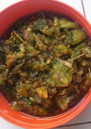 Foto resep Sambel cabe hijau