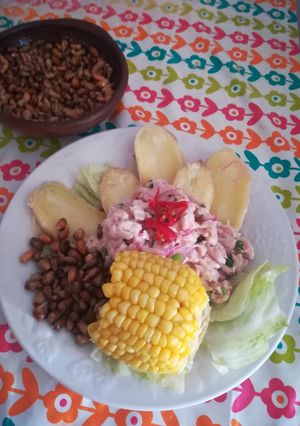 Una foto de Cebiche de pollo
