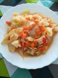 Repollo con verduras