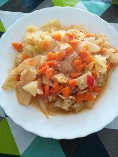 Una foto de Repollo con verduras