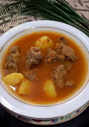 Foto resep Asam pedas daging (asam padeh daging) khas Minang