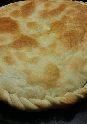 Una foto de Tarta de pollo y verduras!
