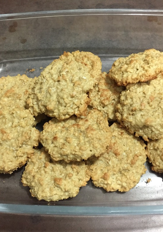 Una foto de Galletas de avena y coco