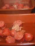 Chorizos al cava