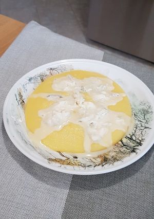 Foto di Polenta con gongorzola e pecorino