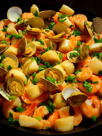 Recipe Mike's Beginners Spanish Seafood Paella the So Delicious So Delicious