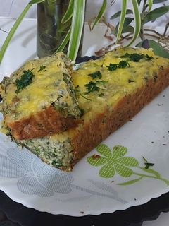 صورة لوصفة كيكة السلق والجبن