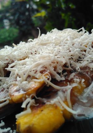 Foto resep Pisang Bakar Keju Milo