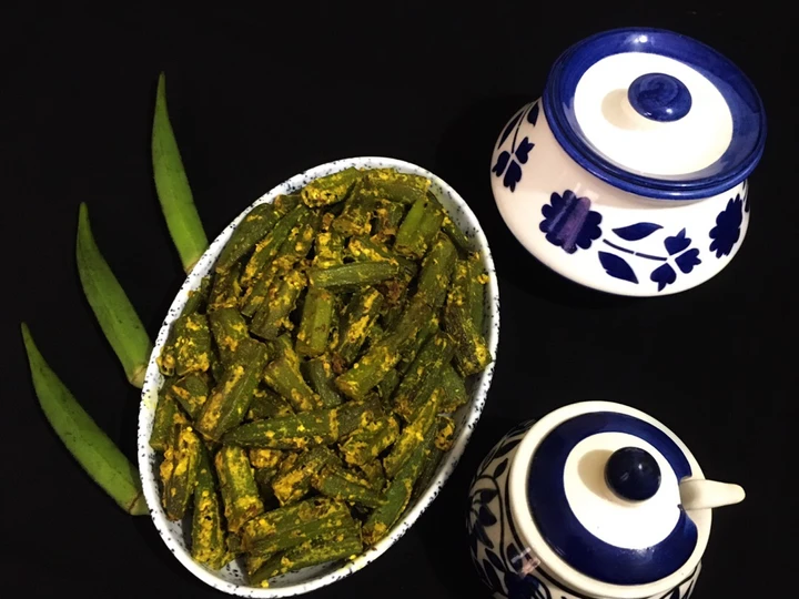 Recipe Bhindi in Mustard Paste which Delicious