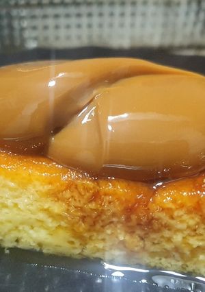 Una foto de Flan en dos pasos