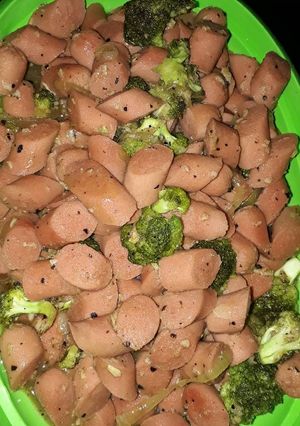 Foto resep Brokoli sosis lada hitam