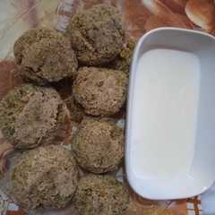 Una foto de Falafel vegano