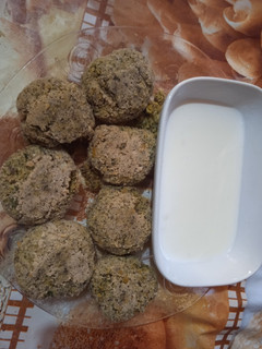 Una foto de Falafel vegano